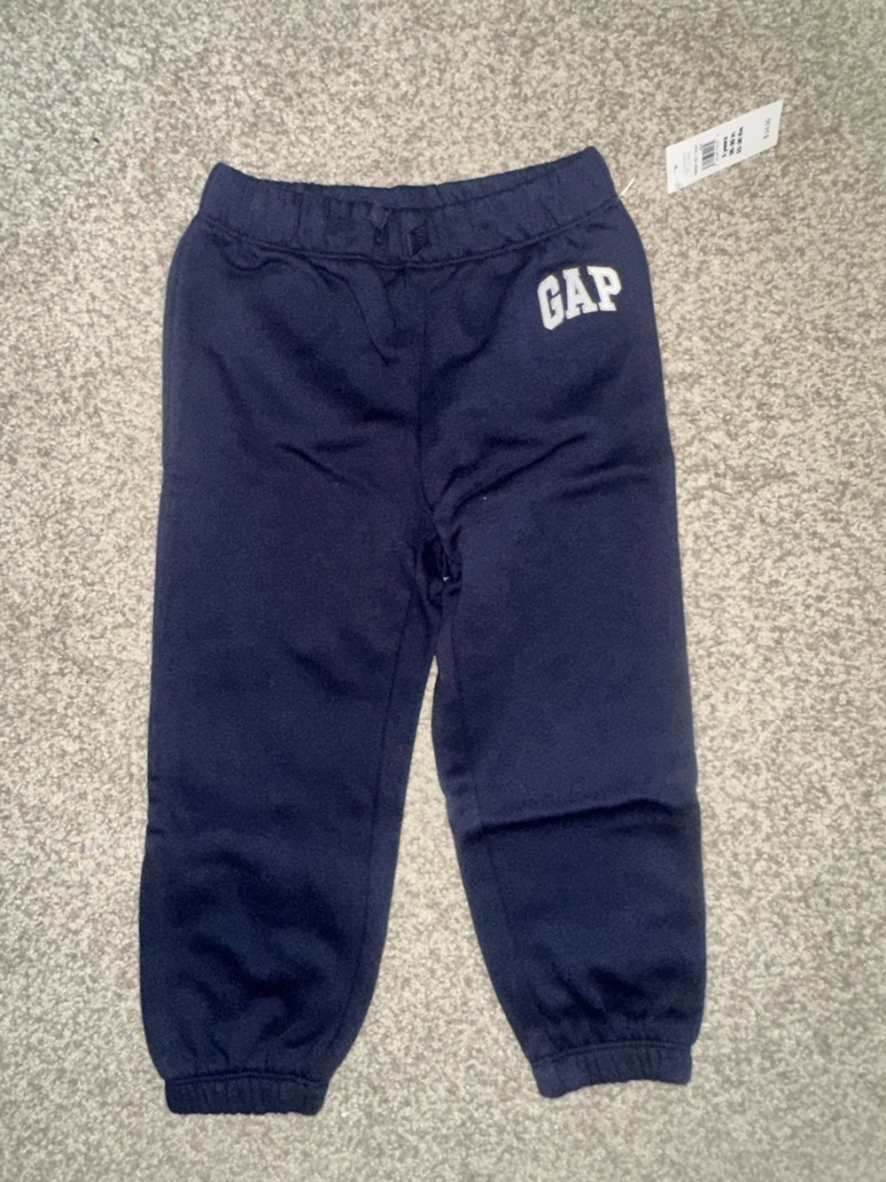 NWT Baby Gap Navy Blue Jogger Sweatpants Toddler Boys Size 3 Years